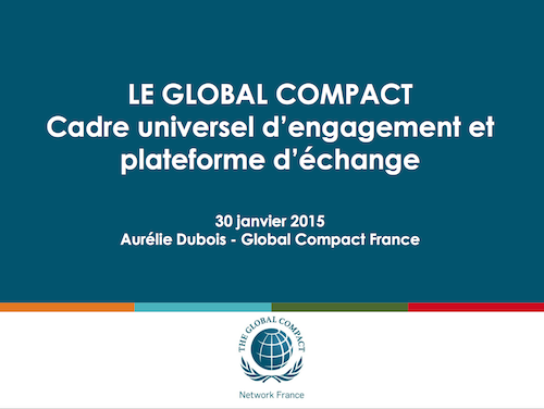 Global Compact et Total Prez